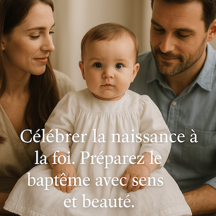 Préparer un Baptême : foi, symbole et transmission